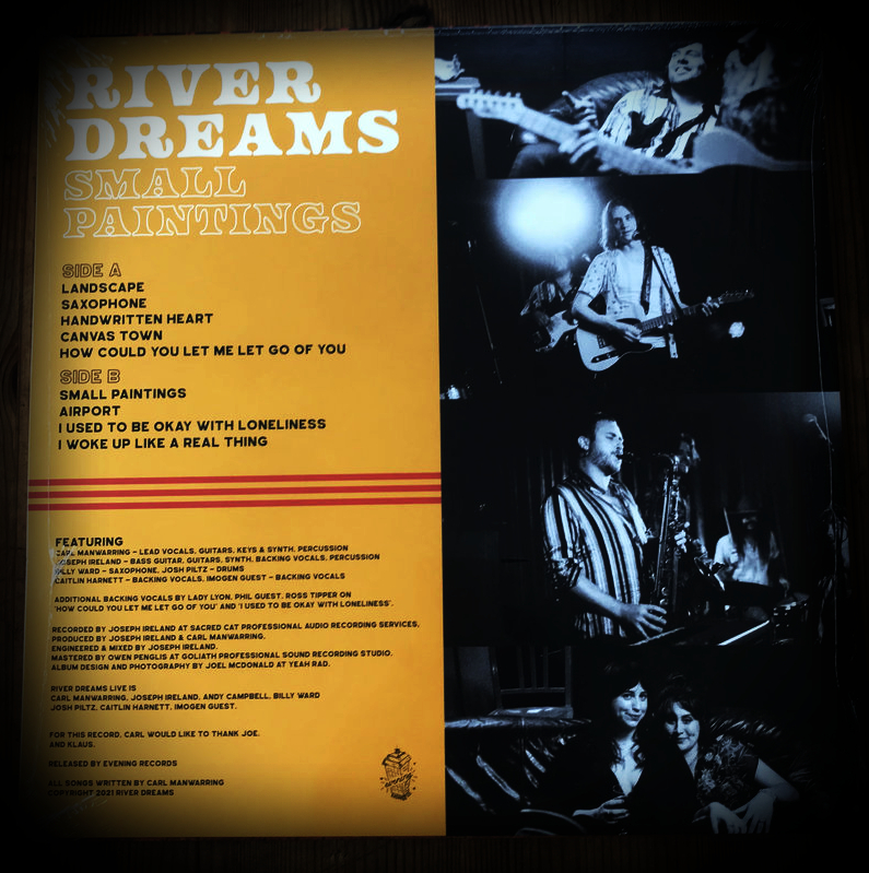River Dreams firman desde las antípodas, "Small Paintings", un soberbio disco debut. Místico y atmosférico. 