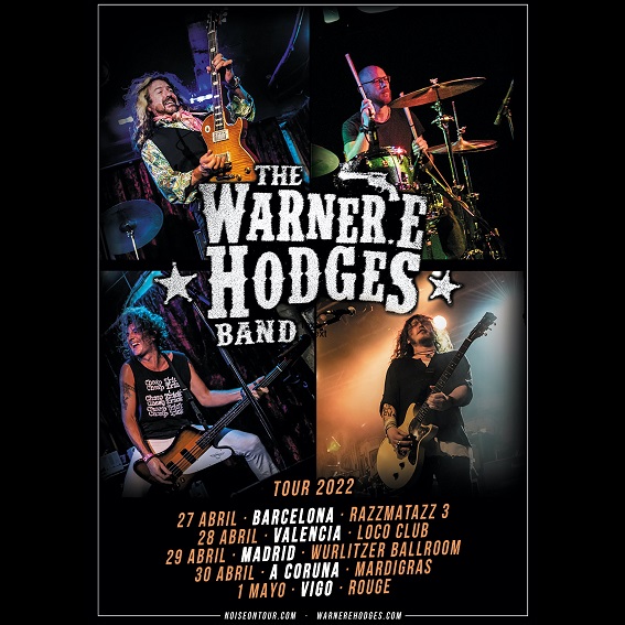 The Warner E.Hodges  Band y su gira española.