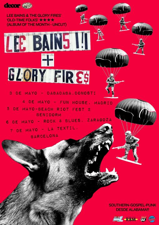 Gira España de Lee Bains + The Glory Fires