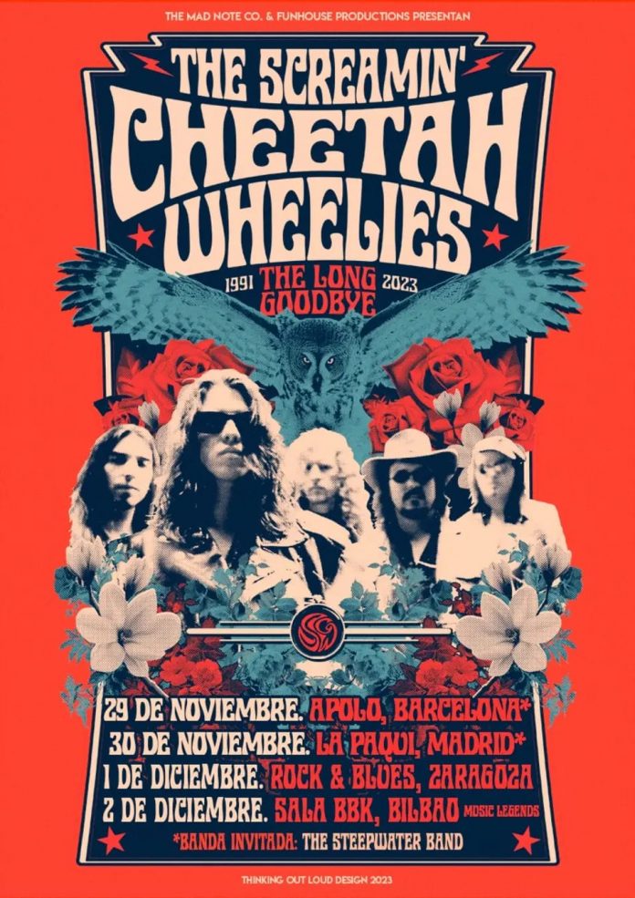 Screamin' Cheetah Wheelies gira España 2023