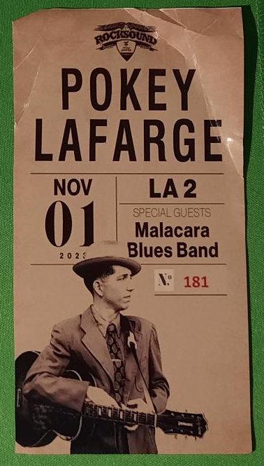 Pokey LaFarge ofrece un excelente y auténtico concierto en Barcelona, subiendo la temperatura y regalándonos joyas de su repertorio