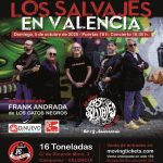 La histórica banda Los Salvajes actuarán en directo en la valenciana sala 16 Toneladas.