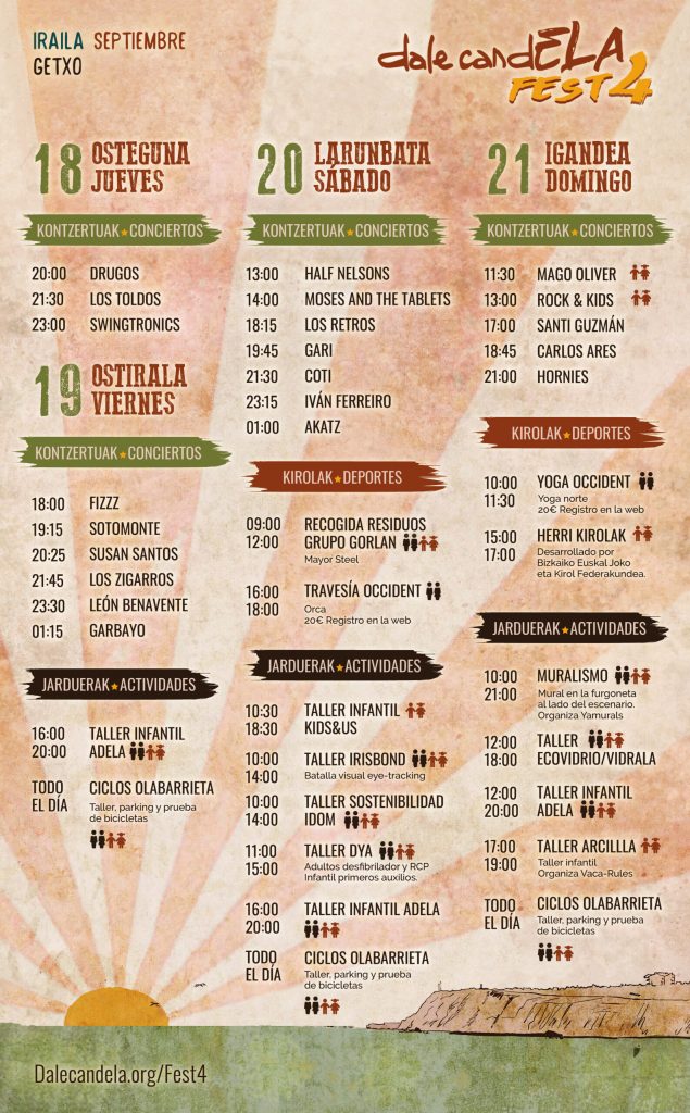 DalecandELA Fest 2025 - Horarios