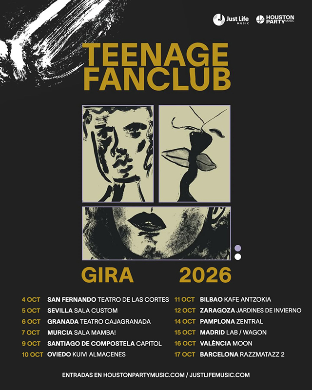 Teenage Fanclub - Gira españa 2026